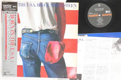 LP Record BRUCE SPRINGSTEEN  Born In The Usa Master Sound 30AP2878 CBS SONY 1984 Japan Obi Rock Used