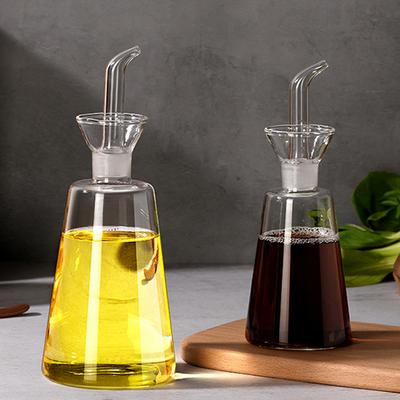 High Borosilicate Glass Oil Pot Household Leak-proof Oil Tank Seasoning Pot Household Portioning Seasoning Bottle Kitchen Tool
