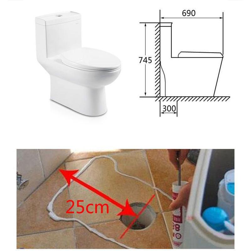 110MM Offset WC Connection Nozzle Toilet Adapter Pipe for Effortless Assembly Setup