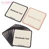 10 Sheets Press-On Nail Packaging Cards False Nail Design Swatch Display Handmade Manicure Sample Show Card For Salon