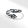 Vintage Diamond Snake Wrap Ring: Hip Hop Party & Festival Fashion Jewelry