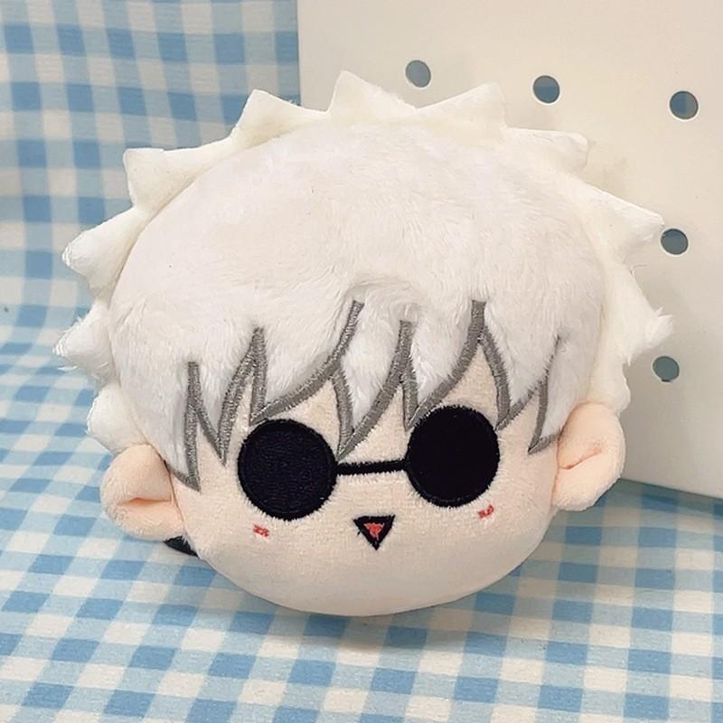 Anime Jujutsu Kaisen Merchandise Gojo Satoru Itadori Yuji Big Head Doll Plush