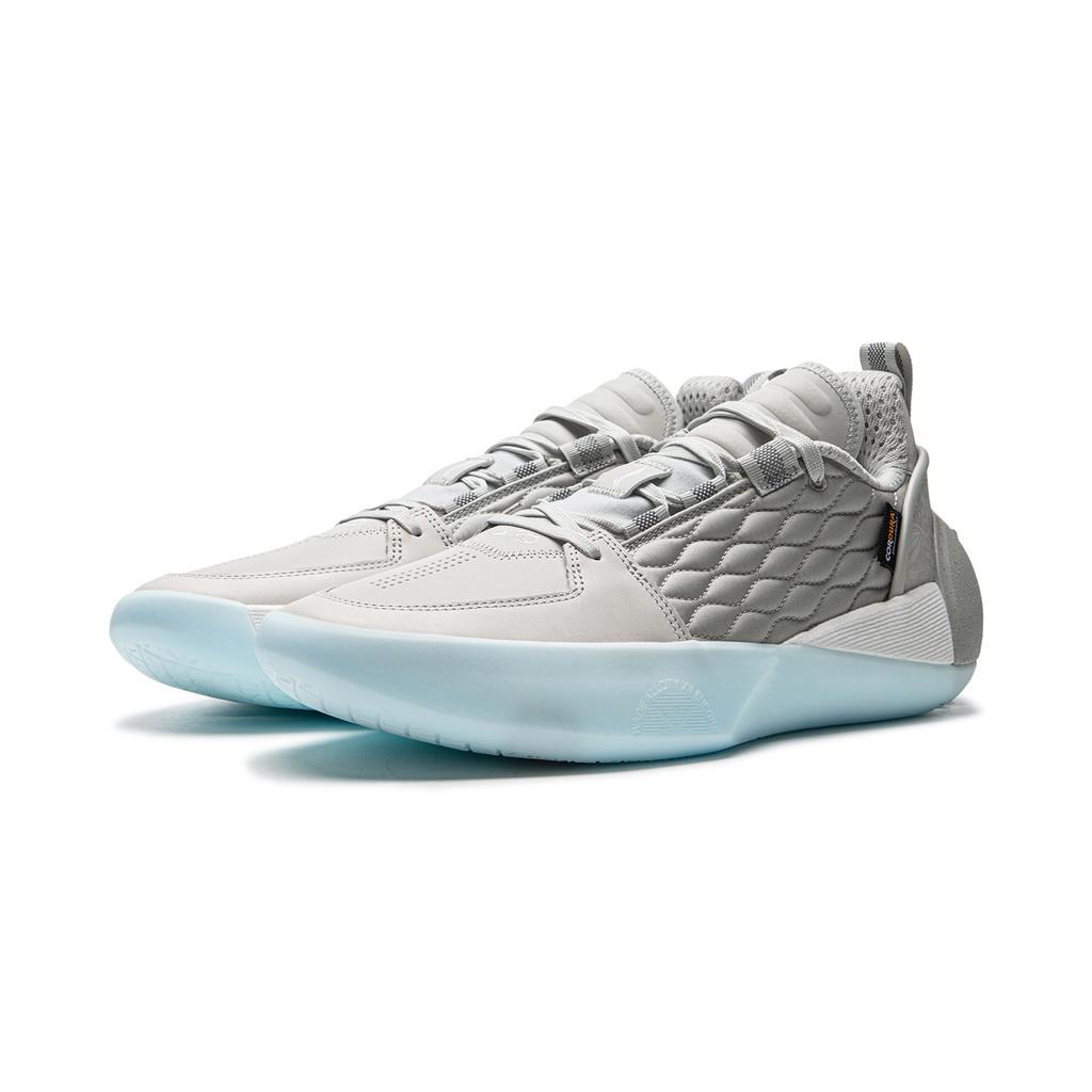 New LiNing All City 12 Encore Anti-Slip And Wear-Resistant Rebound Low-Top Basketball Shoes Men's Gray ABAU051-2