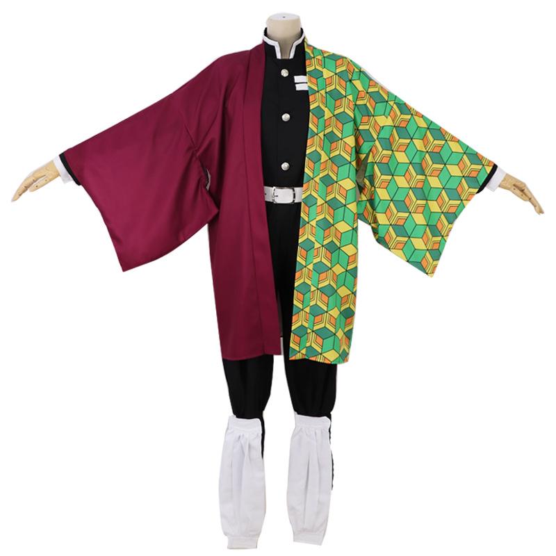 Demon Slayer Cosplay Costume for Tanjiro, Nezuko, Zenitsu, and Giyu