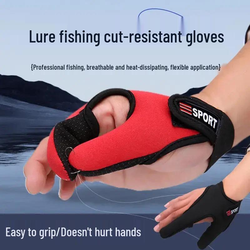 

Сделка для новичков: Устойчивые к порезам перчатки для дальнего заброса для контроля удилища и запуска воздушных змеев Fishing Non-Slip Glove - Right Hand - 1 piece