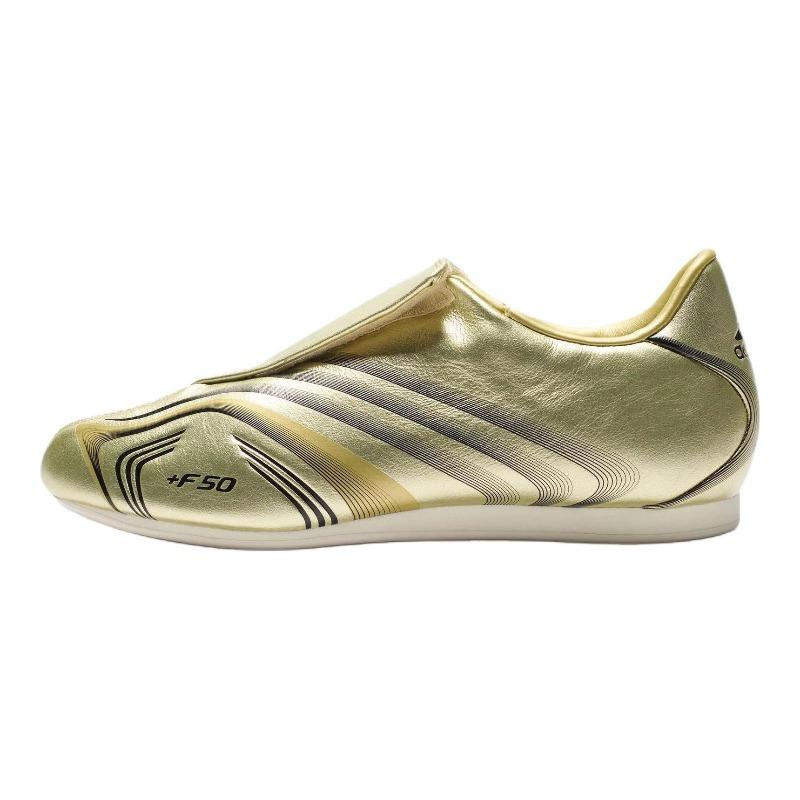 adidas Originals Taekwondo F50 Women s Gold Metallic Martial Arts Shoes IH1872 36