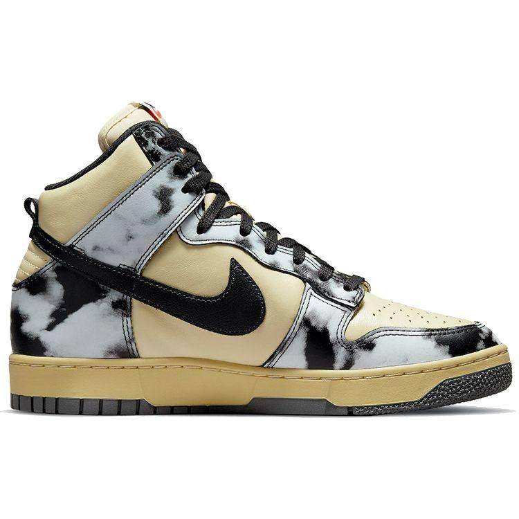 Nike Dunk High 1985 Black Acid Wash Unisex Tenisky Žlté Lemon-Drop Saturn DD9404-700