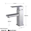 Huangchao Square Hot & Cold Basin Faucet