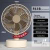 Cassidov 6-inch Rechargeable USB Oscillating Desktop Fan with Long Battery Life