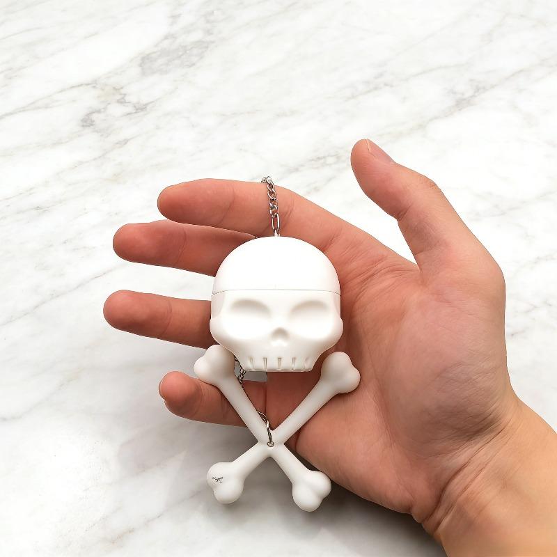 Creative Skull Tea Infuser Silicone Tea Strainer Cute Novelty Filter for Loose Leaf Tea Brewing Home Office Kitchen Accessory