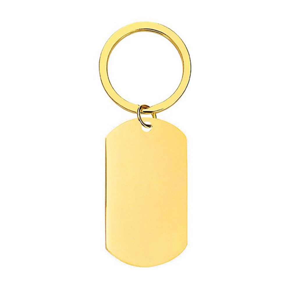 Military Dog Tag Pendant - Laser Engraved Stainless Steel ID Tag