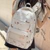 Fashion Versatile Simple Backpack Women's Premium Sense Foreign Style School Bag Large Capacity High Value Backpack Women