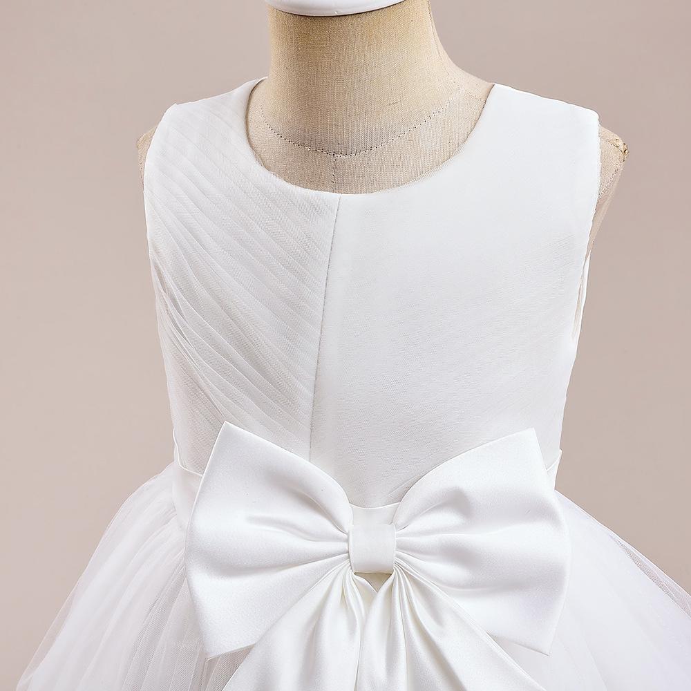 Girls' Sequin Lace Mesh Princess Dress – Evening Runway Style