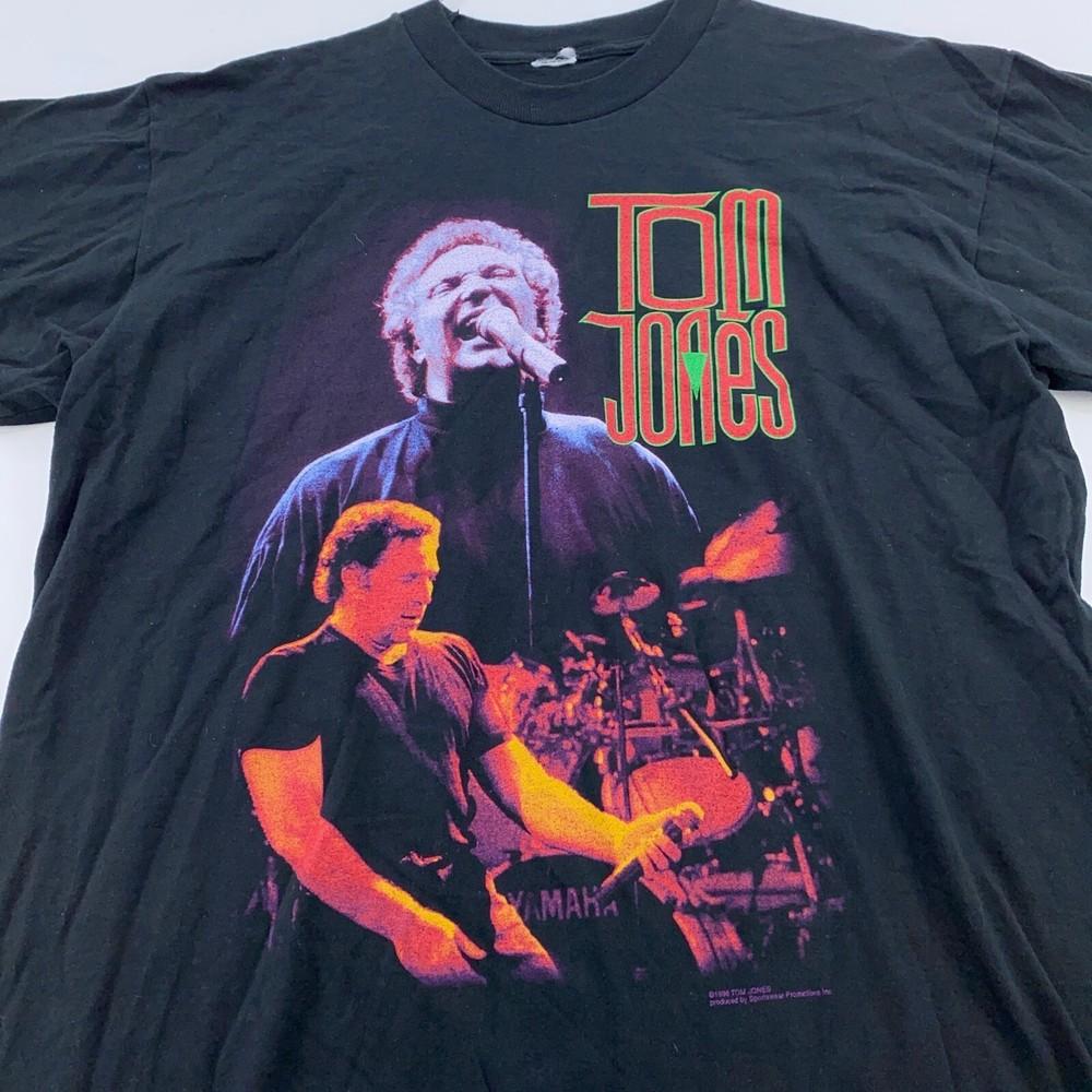 vintage 1996 TOM JONES CONCERT TShirt rock tour 90s SEG_500 Unisex T-Shirt XXXL