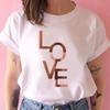 2021 Summer Women T -Shirt Geometry Printed Tshirts Casual Tops Tee Harajuku 90s Vintage White Tshirt Female Clothing