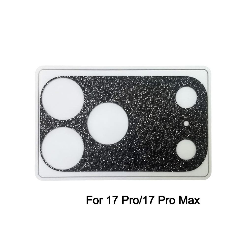 Bling Full Glitter Lens Protector Anti Scratch HD Camera Lens Cover Full Cover Camera Protector for iPhone 17Pro/17 Pro Max