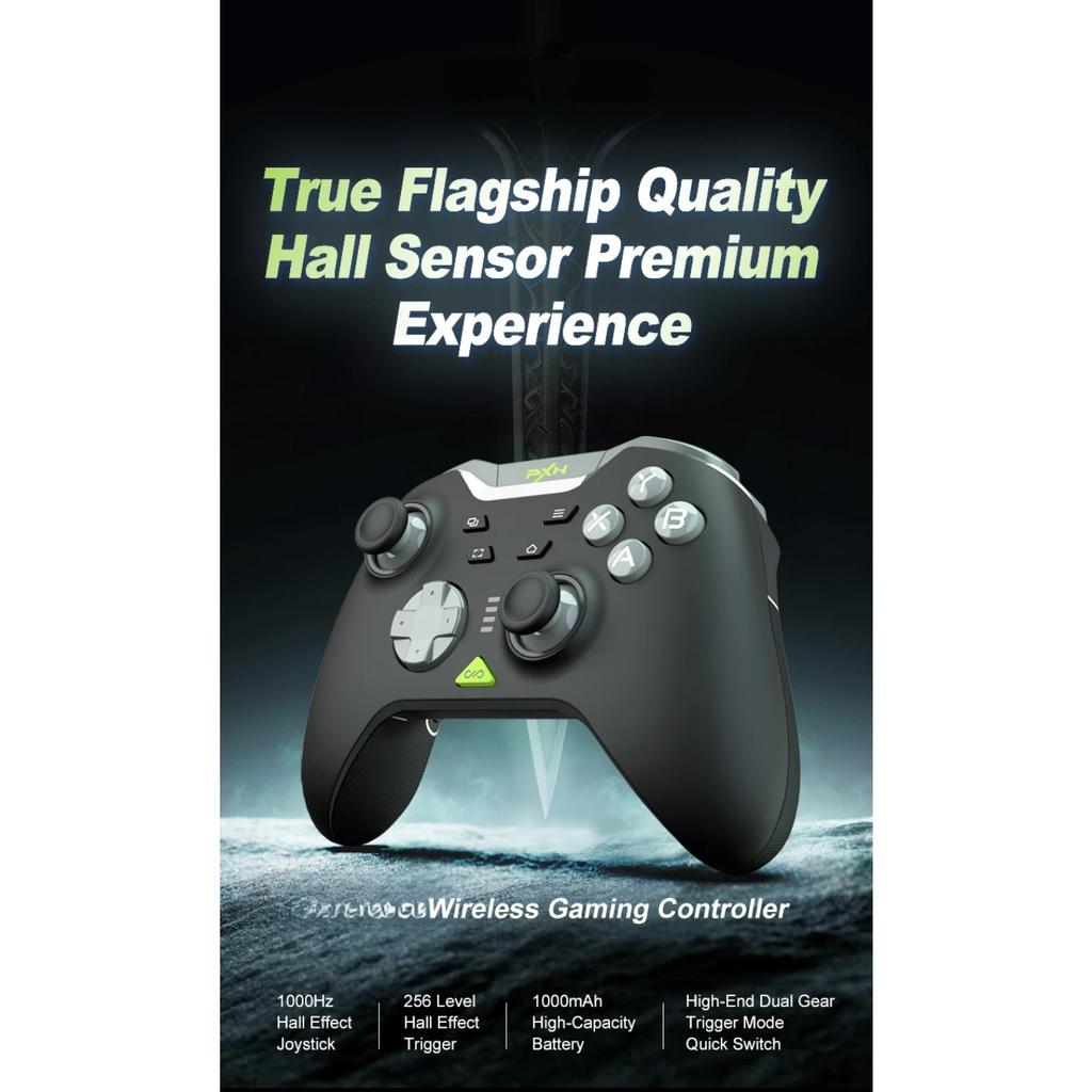 Wireless Gaming Controller 2.4G Bluetooth Hall Effect Gamepad Joystick for Nintendo Switch/PC/iOS/Android /Steam