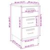 Nightstands 2 Pcs Pink 36 X 39 X 68 Cm Steel
