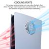 PS5 Faceplate with Cooling Hole Dust Filter for Disc Version DOBEWINGDELOU PS5 Faceplate Console Cover Replacement Side Plate Shell Dustproof Accessor