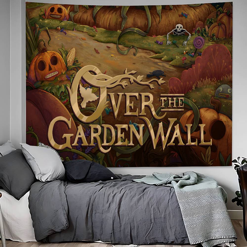 Cartoon OOver the GGarden WWall Colorful Tapestry Wall Hanging Bohemian Wall Tapestries Mandala Wall Art Decor