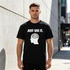 Brain Slogan Graphic T Shirt Unisex Casual Short Sleeve Minimalist Streetwear Tops 100 Cotton Oversized Tee Y2k Top