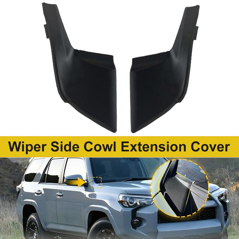 1 Pair Windshield Wiper Cowl Side Cover Trim For Toyota 4Runner 2010-2023 Front Fender To Cowl Side