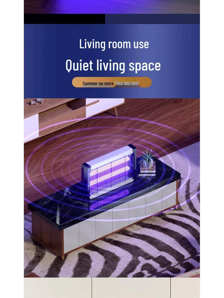 Wall-Mounted Electric Mosquito and Fly Killer for Hotels, Restaurants, and Outdoor Use