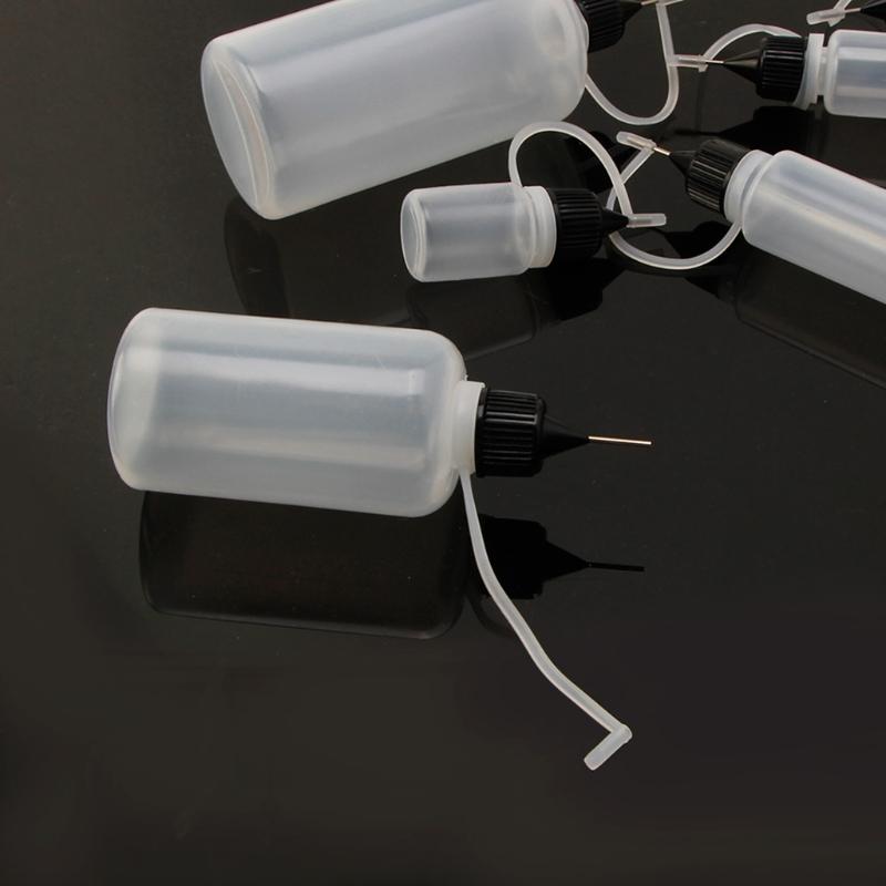 Squeezy Bottle with Nozzles Needle Tip Glue Bottle DIY Paper Art Quilling Tool Precision Bottle Needle Bottle Applicator