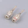 Exceptional Sound Quality 4MM Banana Female to 2MM Pin Connector; 2/4Pcs with Braided Copper Wire Socket