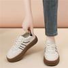 Casual Sports Little White Shoes Retro Literary Style Thick-soled Cm New Heightening Daily Round Head Trend Versatile Women's Shoes