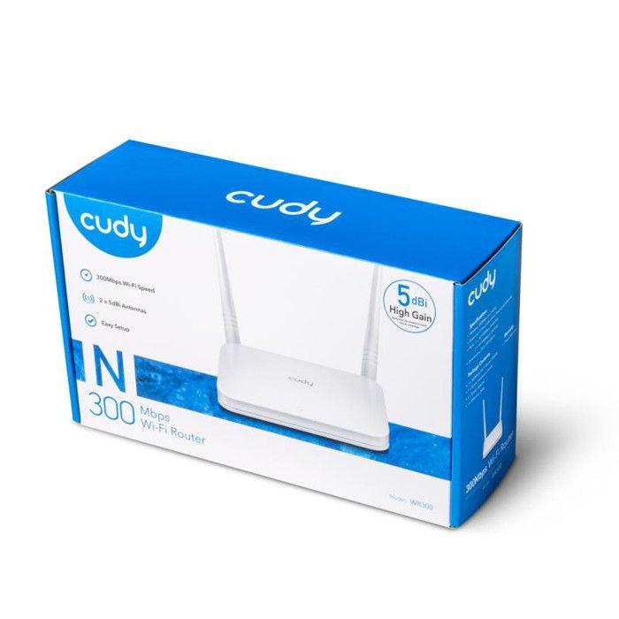 Point d'accès sans fil - Cudy - WR300 - 300Mbps - Antennes 5dBi - 4 ports LAN 10/100/1000