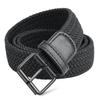 Ceinture élastique tressée en toile unisexe