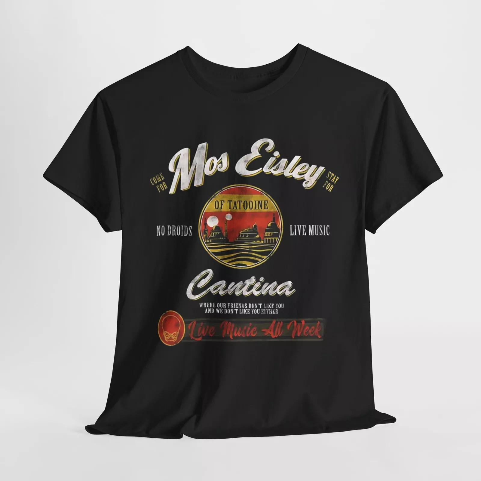 STAR WARS Mos Eisley Cantina Tatooine Retro Vintage Graphic T Shirt Unisex S-5XL S