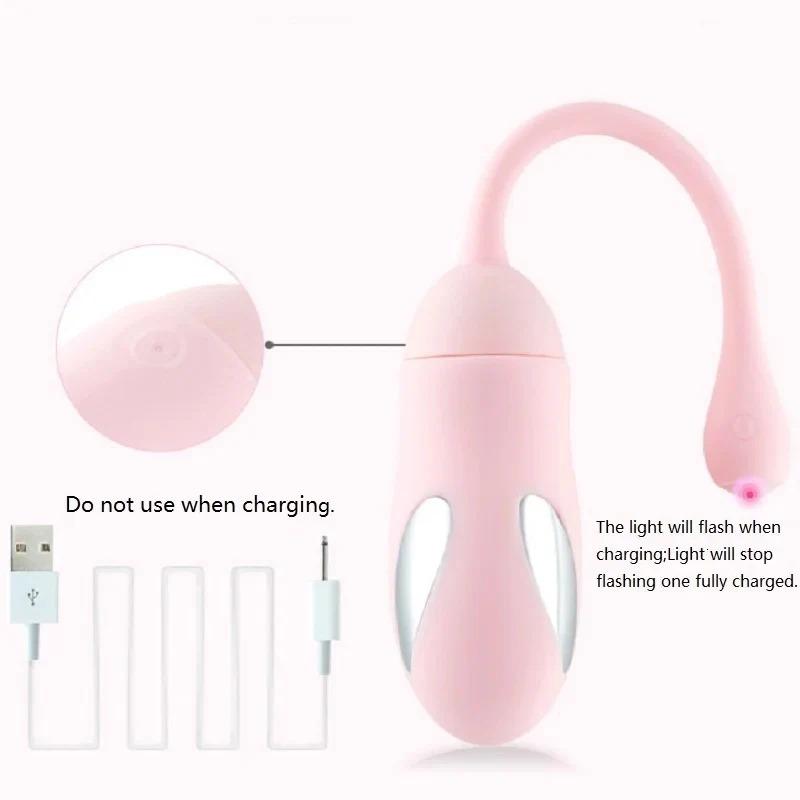 Huevo vibrador con control remoto inalámbrico por aplicación
