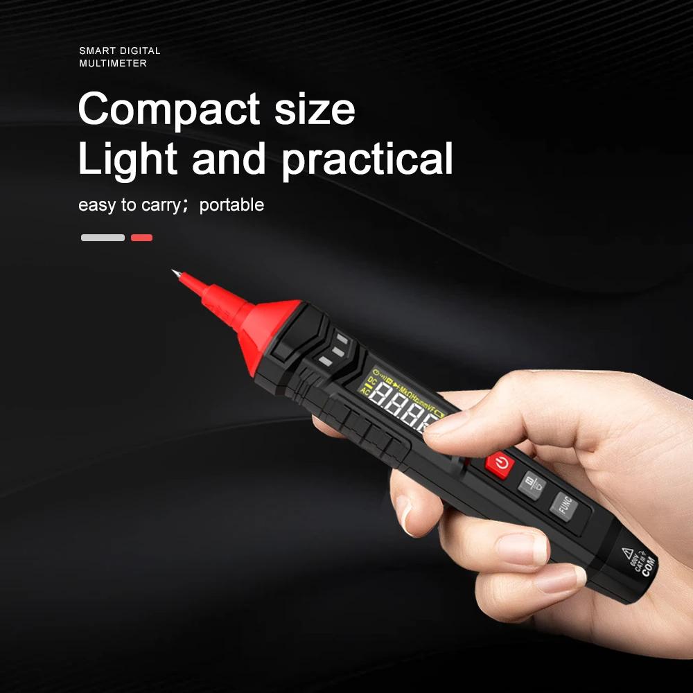 HT121 Digital Pen Type Multimeter DC AC Voltage Tester Smart Multi-meter Voltmeter NCV Phase Sequence Auto Ranging Multimetre