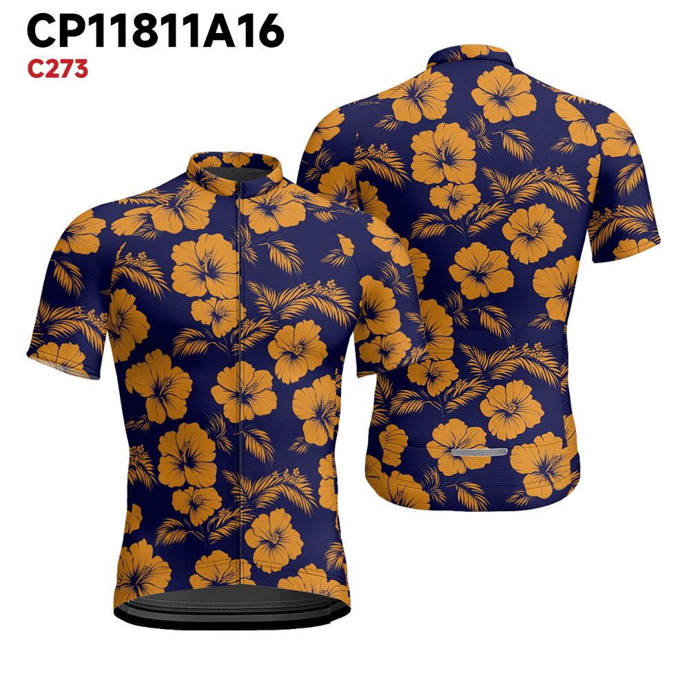 

Floral Summer Men s Cycling Jersey 2025 - Quick-Dry, Sweat-Wicking, Short Sleeve for Road Biking XL
