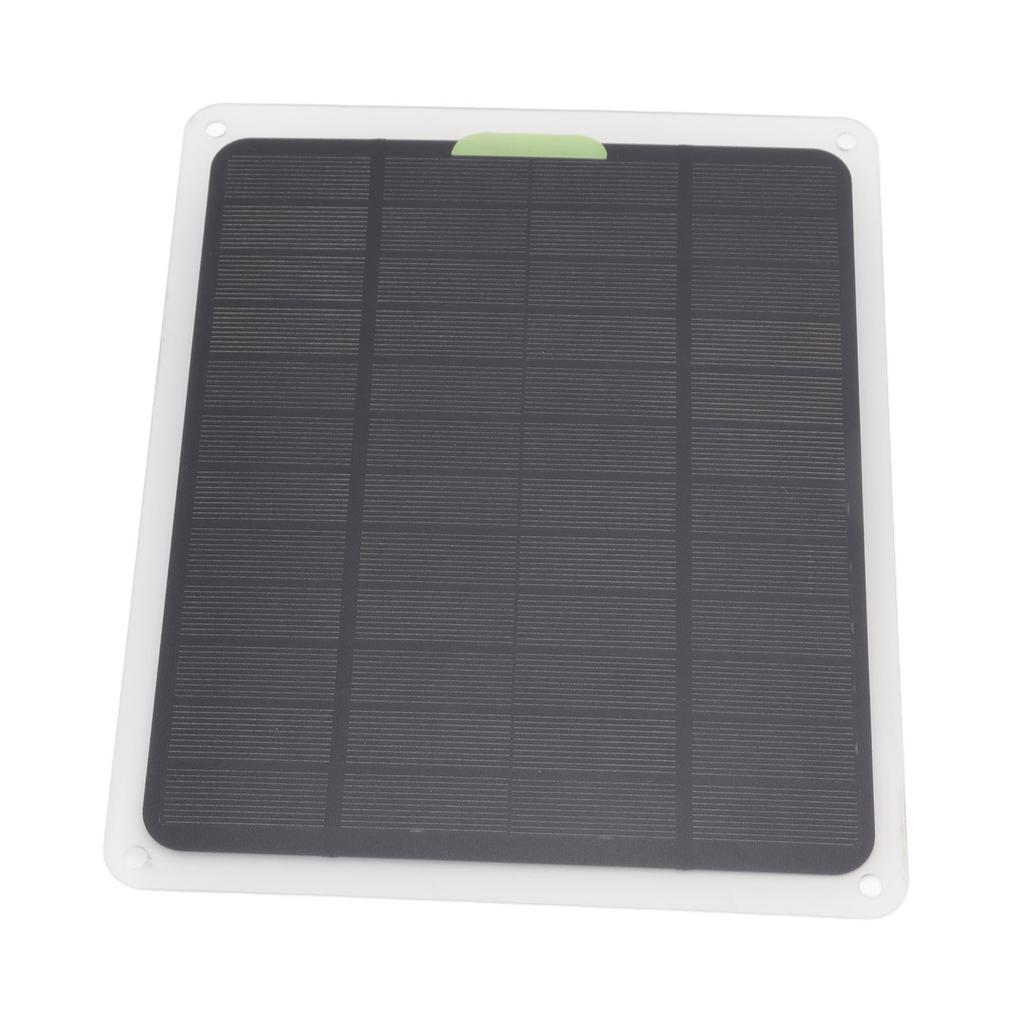 Solar Power Panel 10W Type C Dual USB Output Solar Charging Panel DC12V for Outdoor Work Travel Camping Training