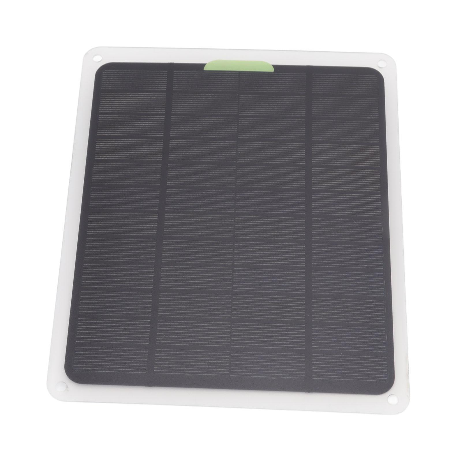 

Solar Power Panel 10W Type C Dual USB Output Solar Charging Panel DC12V for Outdoor Work Travel Camping Training