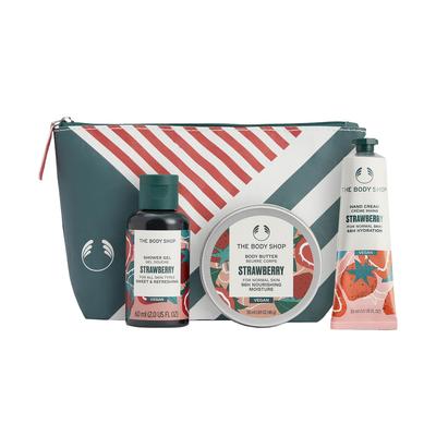 The Body Shop Pouch Gift ST [Official] (Scent Strawberry) [Authentic]