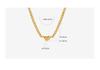 18K Gold-Plated Titanium Steel Clavicle Necklace - Trendy European & American Style Jewelry for Women