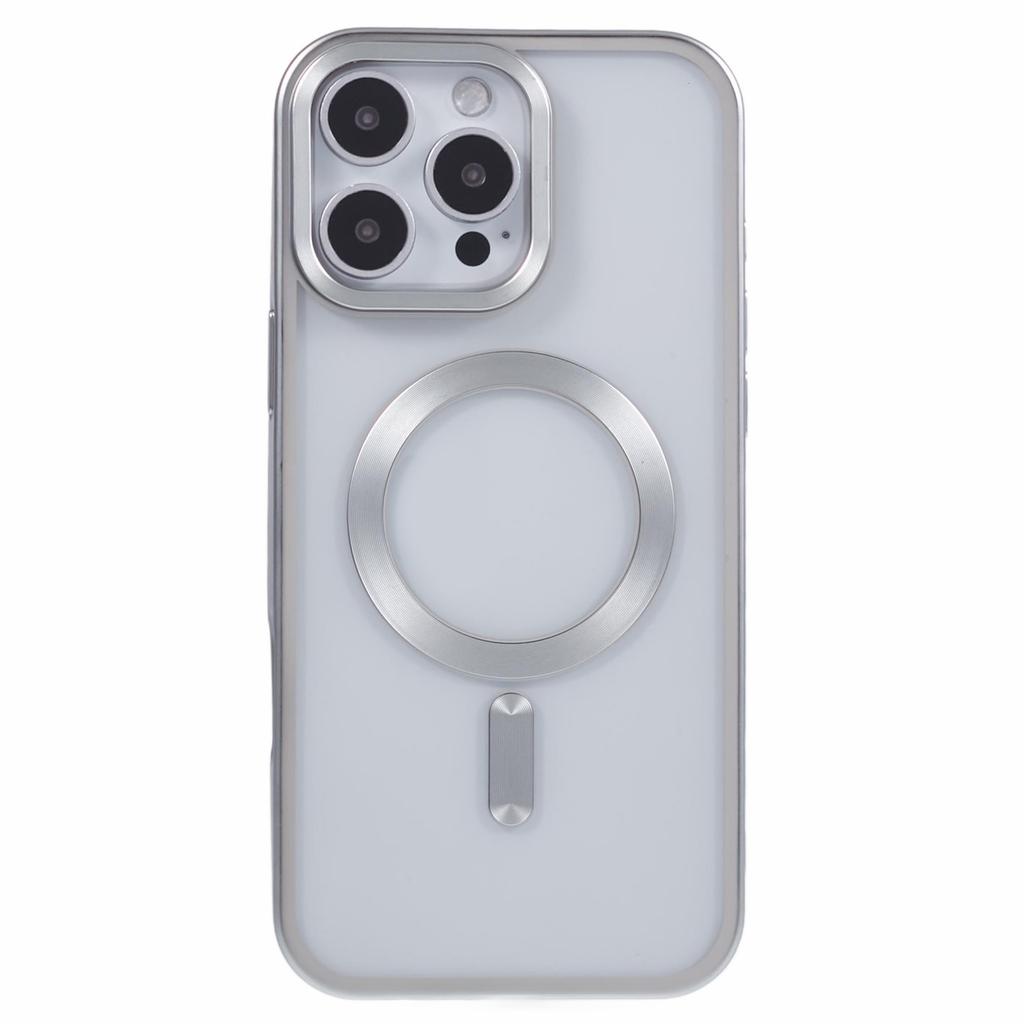 Für iPhone 16 Pro Max Hülle Matte Galvanisierung Handyhülle Kompatibel mit MagSafe