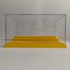Minifigure Display Box: Black Base with Detachable Clear Panel, Dustproof, DIY Assembly