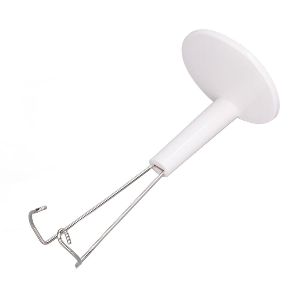 1/6 Doll Stand Plastic Stainless Steel Salon Doll Stand Holder for 12 Inch Tall Doll White