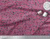 Soimoi Japan Crepe Satin Fabric Leopard Animal Skin Printed Craft Fabric by the metre 42 Inch