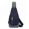 Sac Bandoulière Antivol de Voyage Sac à Dos Bandoulière Crossbody Sacs de Poitrine avec Port de Charge USB, Sac à Dos Bandoulière Daypack Sac d'Épaule Chaud