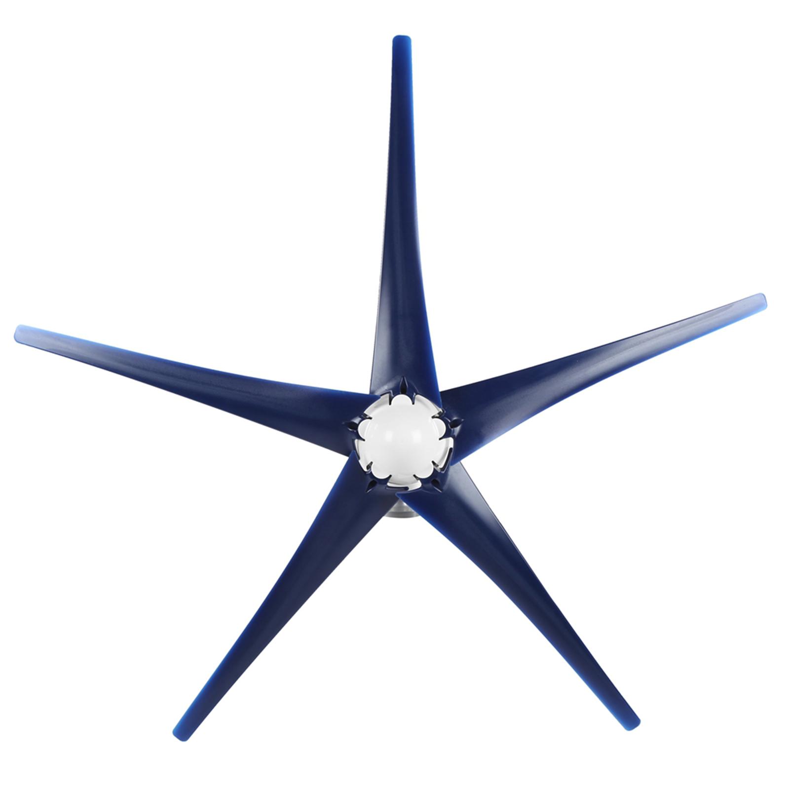 

Генератор ветряных турбин 100 Вт 5 лопастей Высокоэффективный источник питания для лодок, мобильных домовСиний 48 В синий