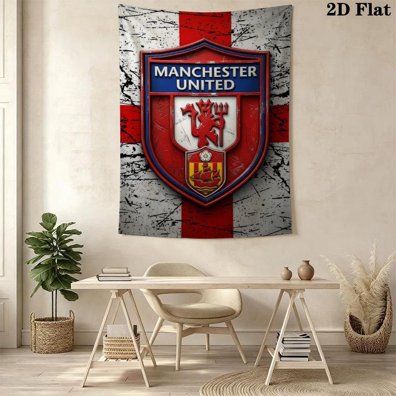 Manchester Crest Artwork Threepiece Set 1 Duvet Cover 2 Pillowcase Without Core Christmas Birthday Gift Duvet Cover And Pillowcase