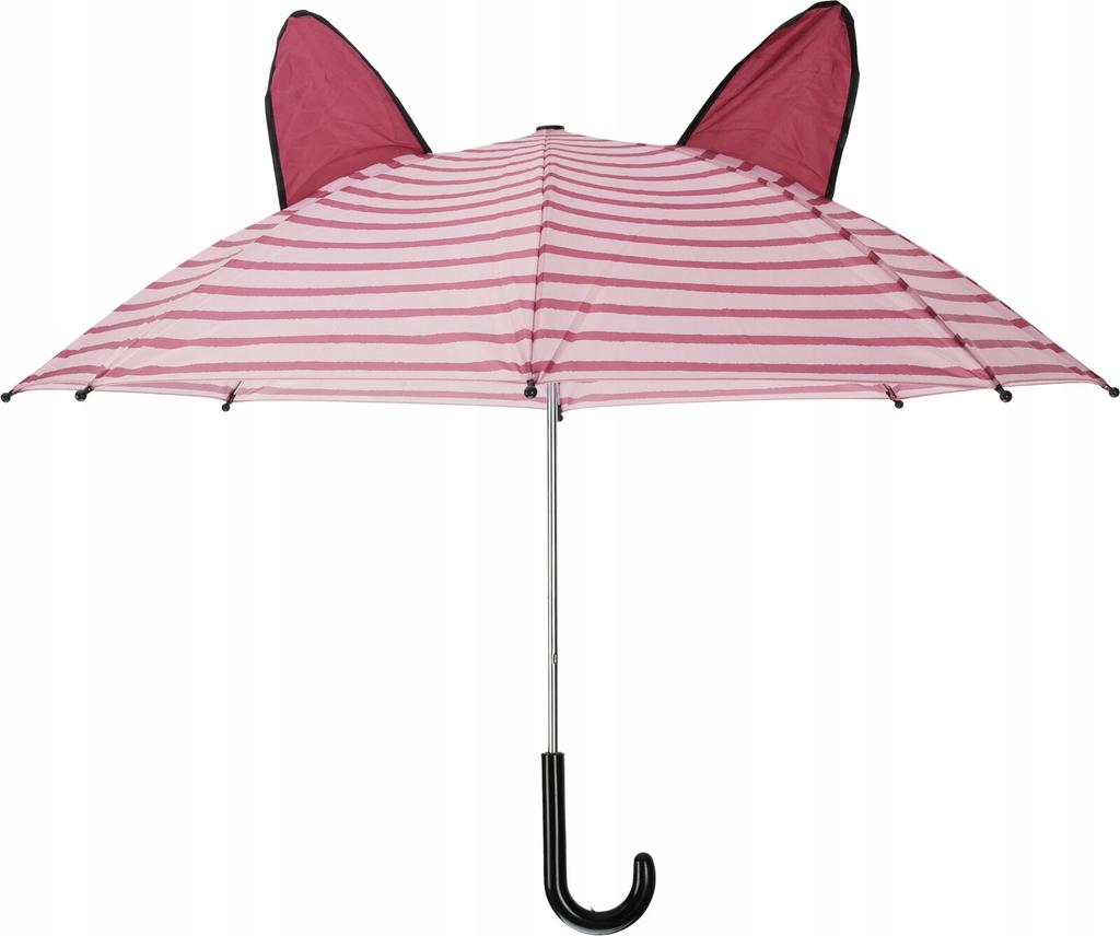 Children's umbrella with ears, foldable, 58 cm