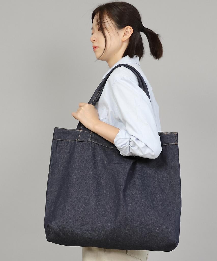 Saintcrew Porter Big Shoulder Bag Pbs-139 Denim Indigo Brs