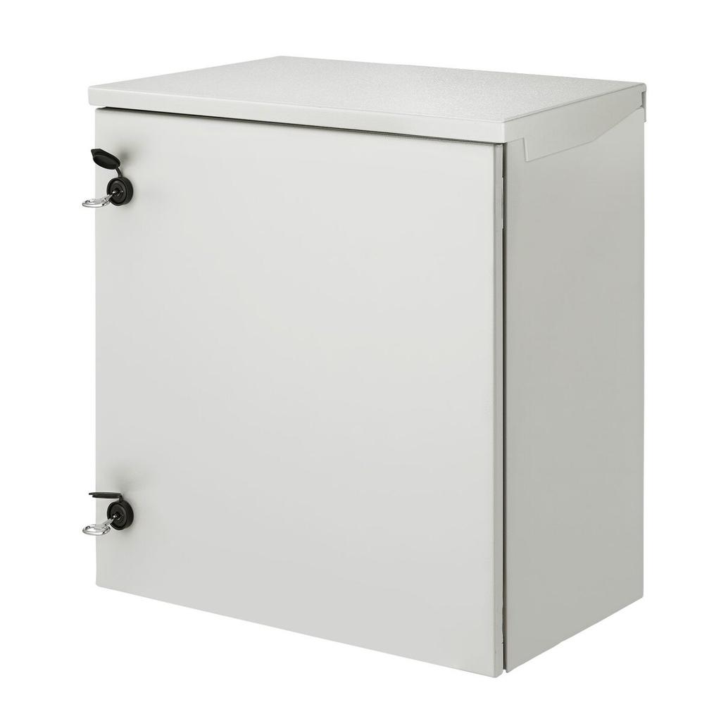 Electrical Enclosure, 24\'\' x 24\'\' x 12\'\', UL Certified NEMA 4 Outdoor Enclosure, IP65 Waterproof & Dustproof Cold-Rolled Carbon Steel Hinged